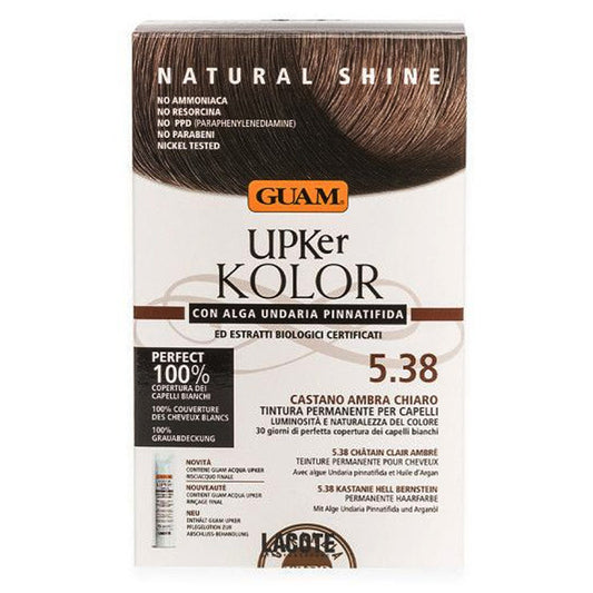 Guam Upker Kolor Tinta Capelli 5,38 Castano Ambra Chiaro