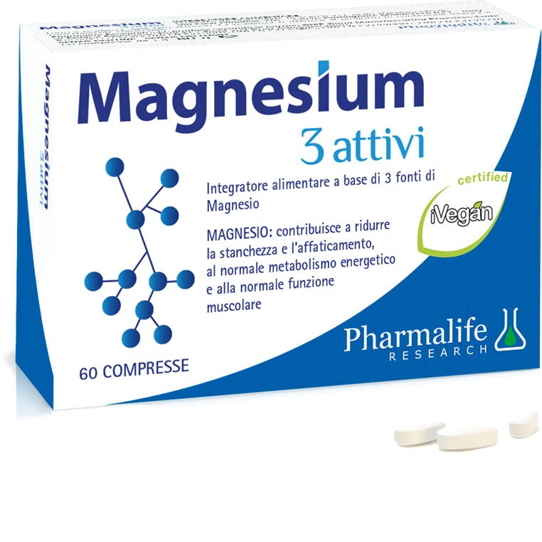 Pharmalife Magnesium 3 Attivi 60 Compresse