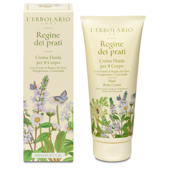 L'Erbolario Crema Fluida per il Corpo Regine dei Prati 200ml