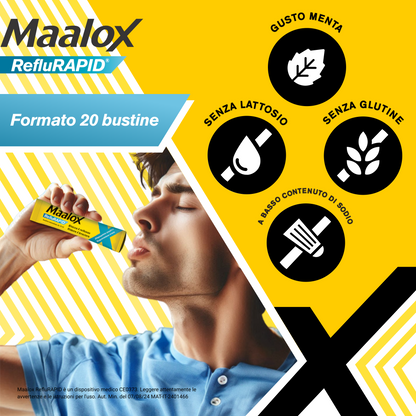 Maalox Reflurapid 20bust