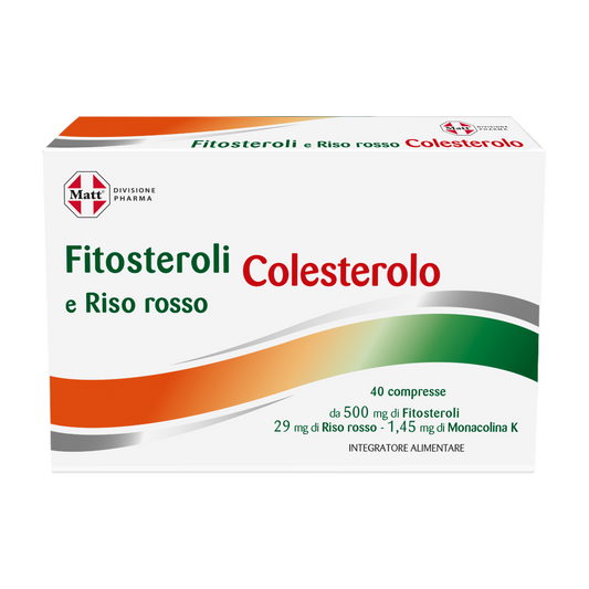 Matt Pharma Fitosteroli E Riso Rosso Colesterolo 40 Compresse