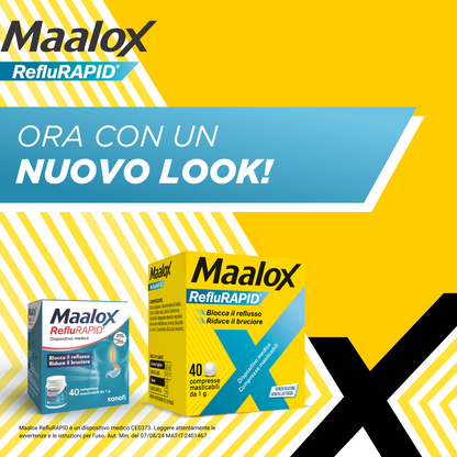 Maalox RefluRAPID 40 Compresse