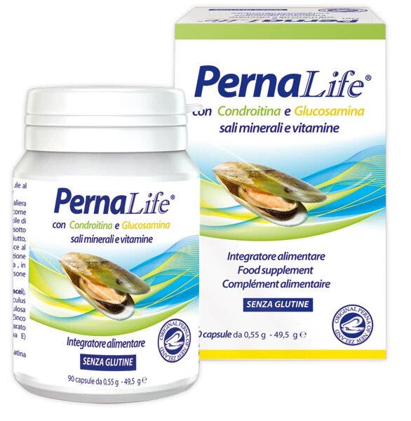 PernaLife Con Condroitina e Glucosamina 90 Capsule