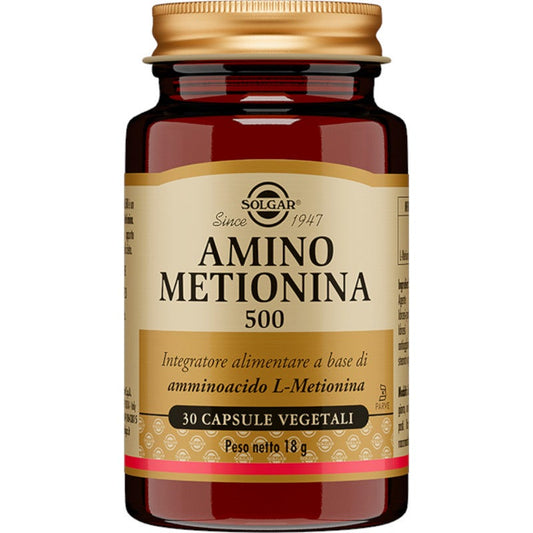 Solgar Amino Metionina 500 30 Capsule Vegetali