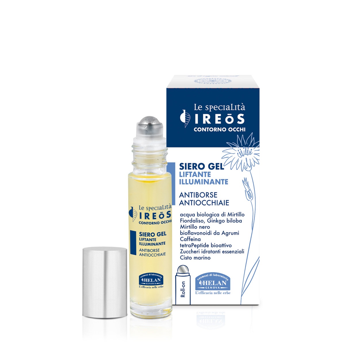 Helan Ireos Contorno Occhi Siero Gel Liftante Illuminante Antiborse Antiocchiaie 10ml