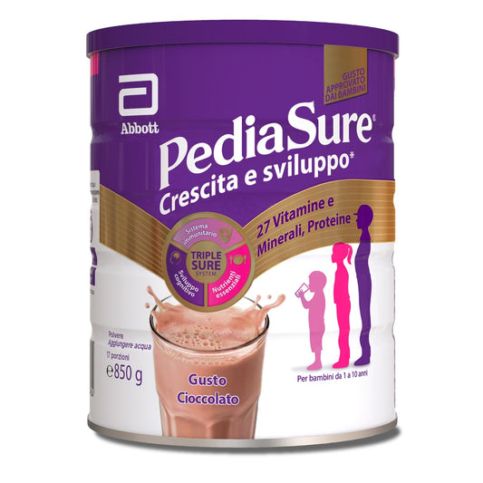 Pediasure Crescita & Sviluppo Rinforza Cioccolato 850g