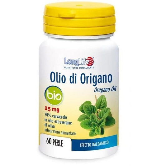 Longlife Olio Origano Bio 60 Perle