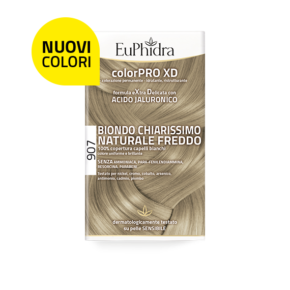 Euphidra ColorPro XD Kit Tinta Capelli 907 Biondo Chiarissimo Naturale Freddo