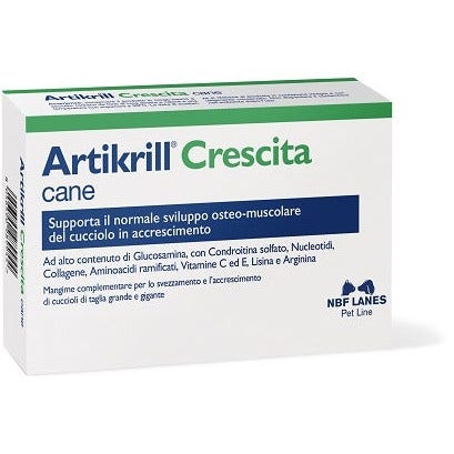 Artikrill Crescita Mangime Complementare Cane 60 Compresse