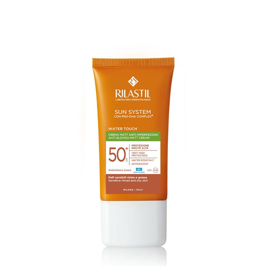 Rilastil Sun System Water Touch Matt Crema Solare SPF 50+ Anti Imperfezioni Viso 50ml