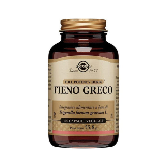 Solgar Fieno Greco 100 Capsule Vegetali