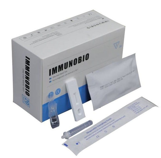 Test Antigenico Rapido Covid-19 Immunobio In Tamponi Nasali 20 Pezzi Uso Professionale