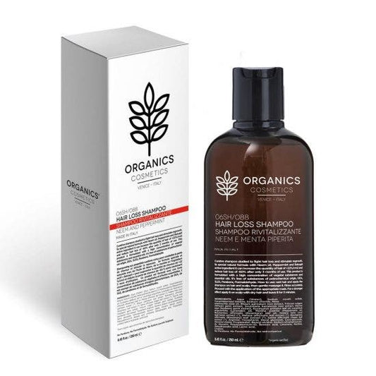 Organics Cosmetics Shampoo Rivitalizzante Anti-Caduta Con Neem Oil E Peppermint 250ml