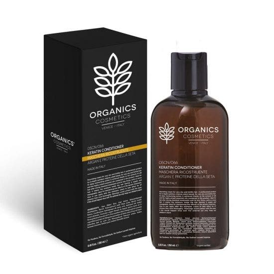 Organics Cosmetics Keratin Maschera Ricostruente Argan E Proteine Della Seta 250ml