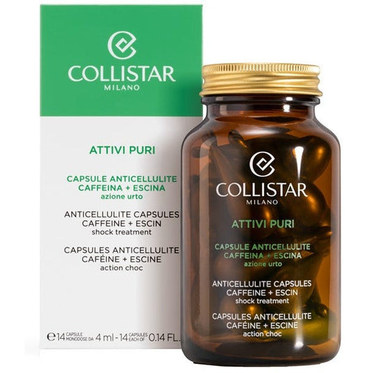 Collistar Attivi Puri Capsule Anticellulite Caffeina + Escina Azione Urto 14 Capsule