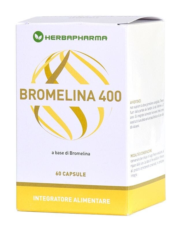 Herbapharma Bromelina 400 60 Capsule