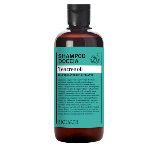 Bioearth Shampoo Doccia Tea Tree Oil 500ml