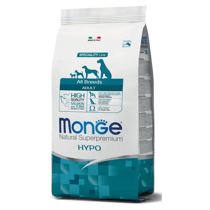 Monge Salmone Tonno Cibo Secco Linea Medica Cani Adulti Sacco 2,5 Kg