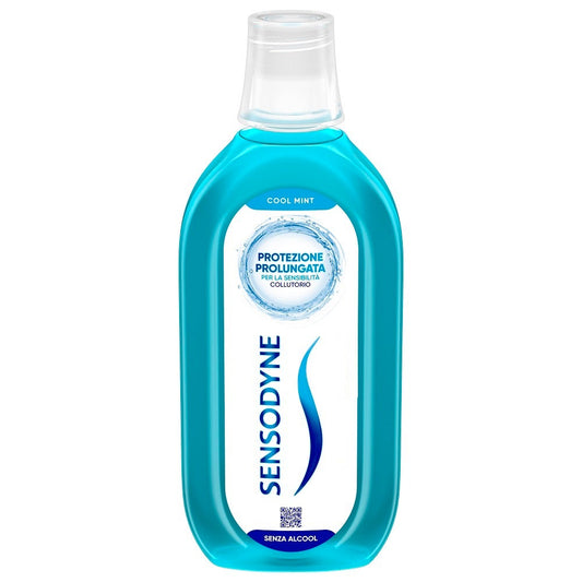 Sensodyne Collutorio Cool Mint Denti Sensibili Alito Fresco Senza Alcool Gusto Menta 500ml