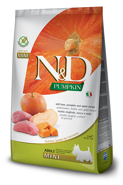 Farmina N&D Pumpkin Cinghiale E Zucca Cani Adulti Taglia Mini Sacco 7kg