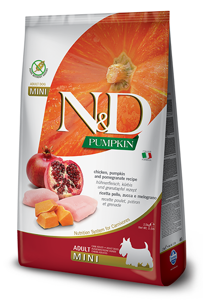 Farmina N&D Pumpkin Pollo E Zucca Cani Adulti Taglia Mini Sacco 2,5kg