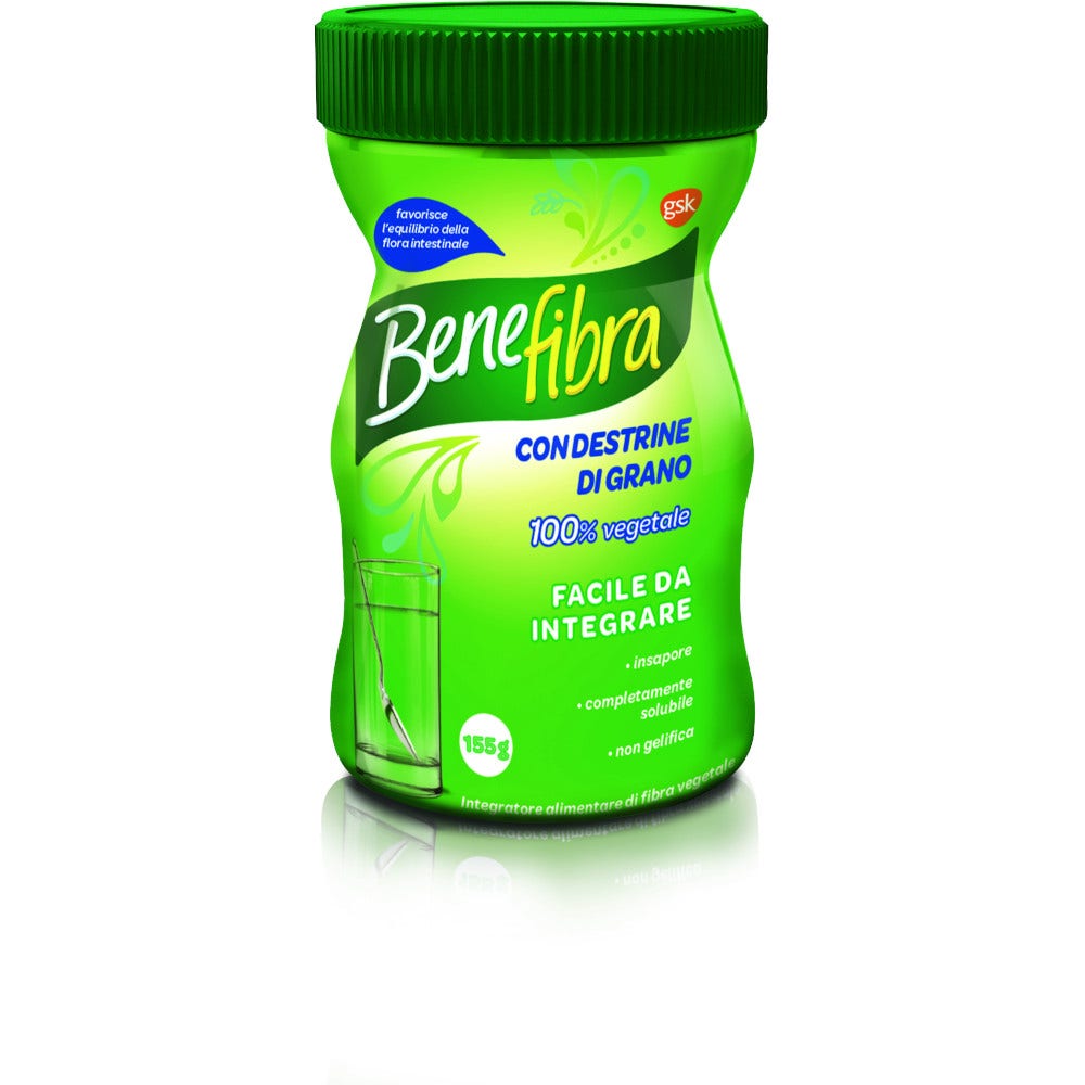 Benefibra Polvere Integratore Intestino Fibre Vegetali Gonfiore Addominale Colon Irritabile 155 g