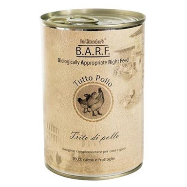 Barf Cibo Umido Trito Di Pollo Per Cani/Gatti 400g