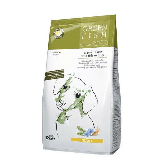 Marpet Greenfish Pesce E Riso Cibo Secco Per Cani In Crescita Taglia Grande Sacco 12 Kg