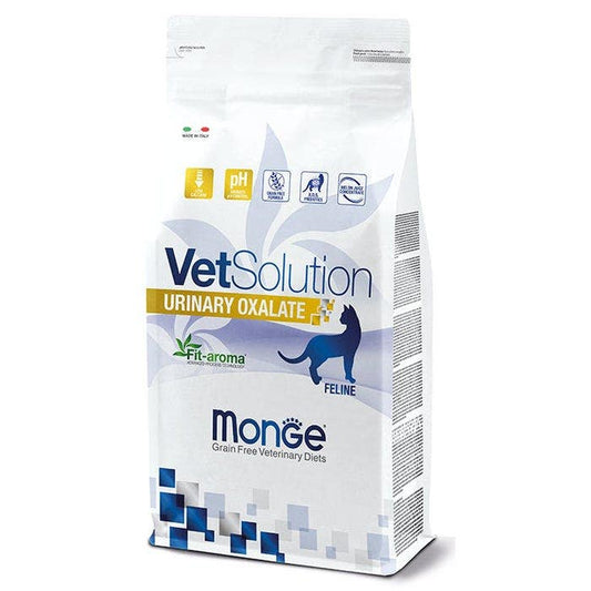 Monge Vetsolution Urinary Oxalate Linea Medica Cibo Secco Gatti Sacco 1,5 Kg