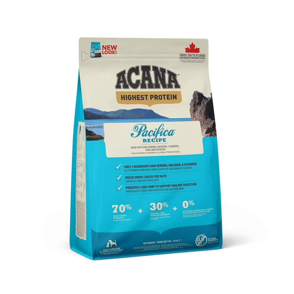 Acana Cane Pacifica Highest Protein Crocchette Aringa e Sgombro Sacco 2kg