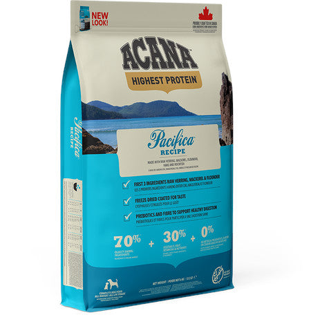 Acana Pacifica Cibo Secco Con Pesce Per Cani Adulti Sacco 11,4kg