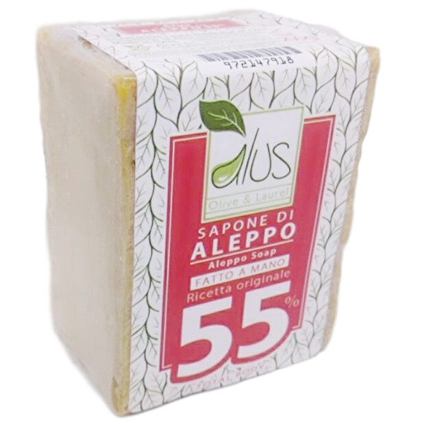 Alus Sapone Di Aleppo 55% Olio Di Alloro 200g