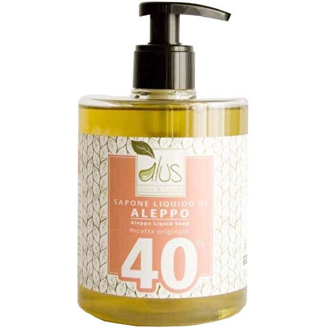 Alus Aleppo Sapone Liquido 40% Di Olio Di Alloro 500ml