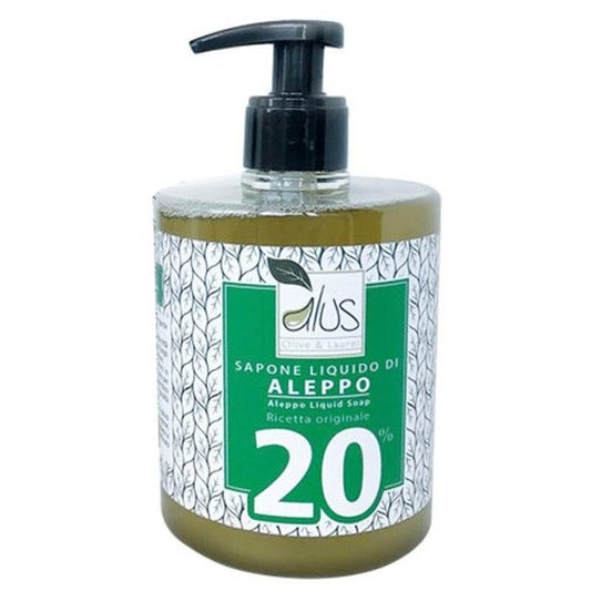 Alus Aleppo Sapone Liquido 20% Di Olio Di Alloro 500ml