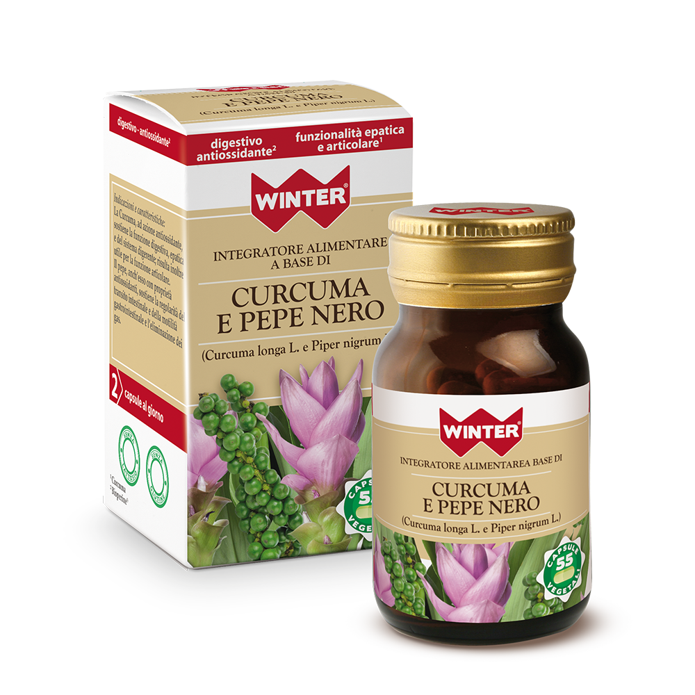 Winter Curcuma E Pepe Nero 55 Capsule Vegetali