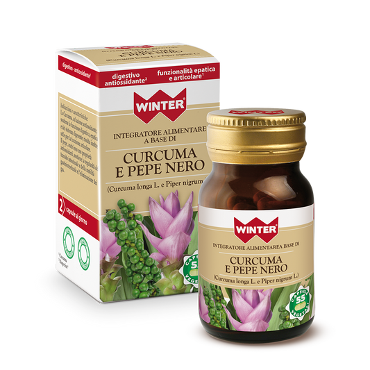 Winter Curcuma E Pepe Nero 55 Capsule Vegetali