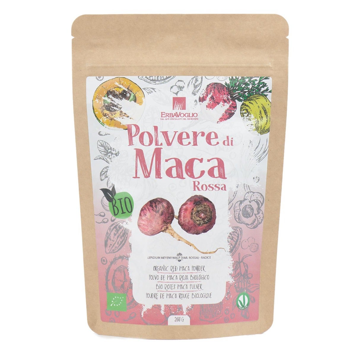 Erbavoglio Polvere Di Maca Rossa Bio 200g