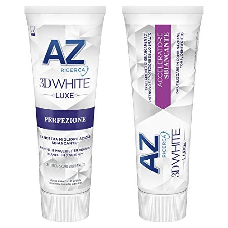 AZ Ricerca 3D White Luxe Perfezione + Acceleratore Sbiancante 75ml x 2 pezzi