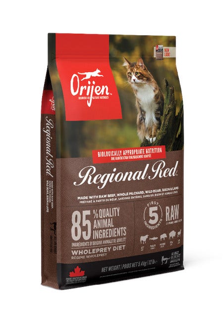 Orijen Regional Red Crocchette Manzo Angus E Cinghiale Per Gatti Sacco 1,8kg