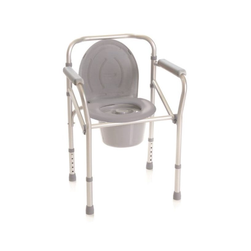 Moretti Mopedia Rialzo Stabilizzante Per WC In Alluminio Anodizzato 4In1 Pieghevole