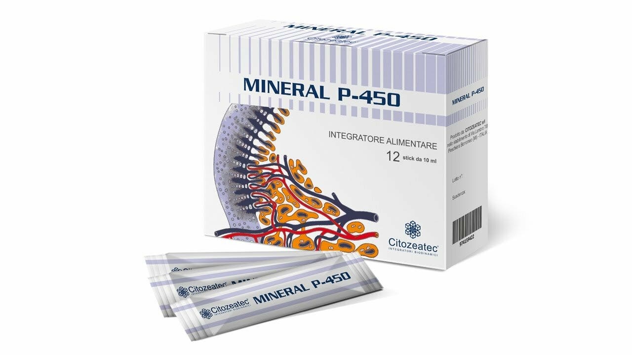 Mineral P 450 12 Stick Monodose Da 10ml