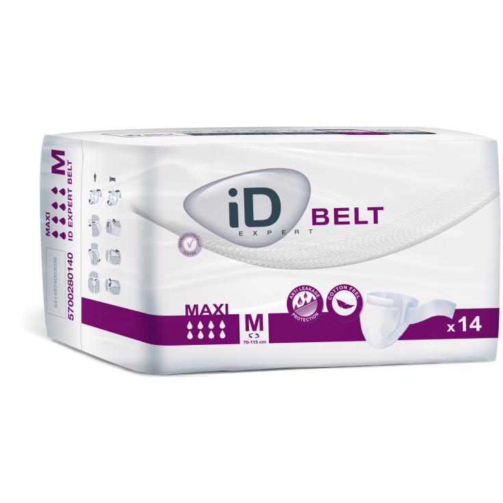 ID Expert Belt Pannolone Incontinenza Maxi Taglia M 14 Pezzi