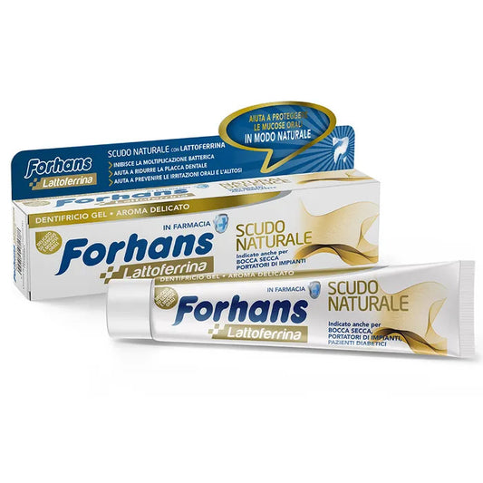 Forhans Dentifricio Scudo Naturale con Lattoferrina 75ml