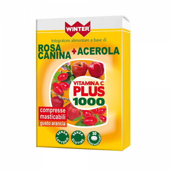 Winter Vitamina C Plus 1000 Rosa Canina/Acerola 30 Compresse Masticabili