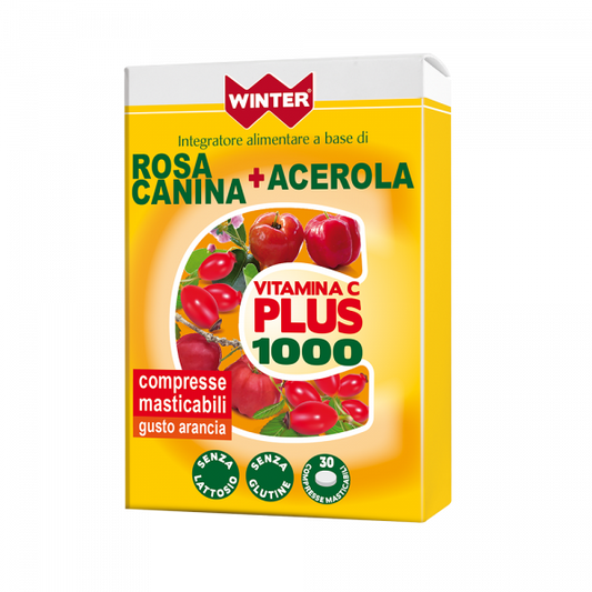 Winter Vitamina C Plus 1000 Rosa Canina/Acerola 30 Compresse Masticabili