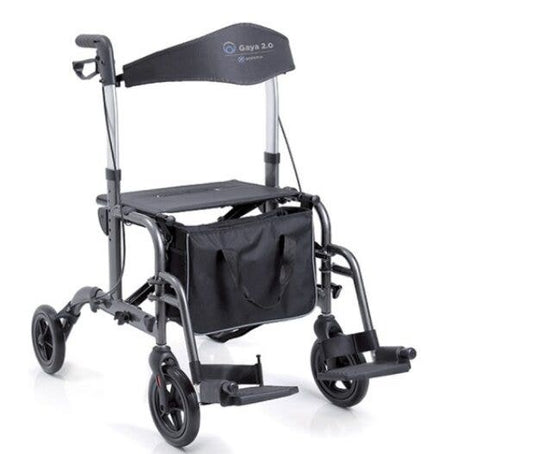 Moretti Gaya 2.0 Rollator Pieghevole In Alluminio Verniciato