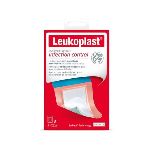 Leukomed Sorbact 3 Cerotti 5x7,2cm