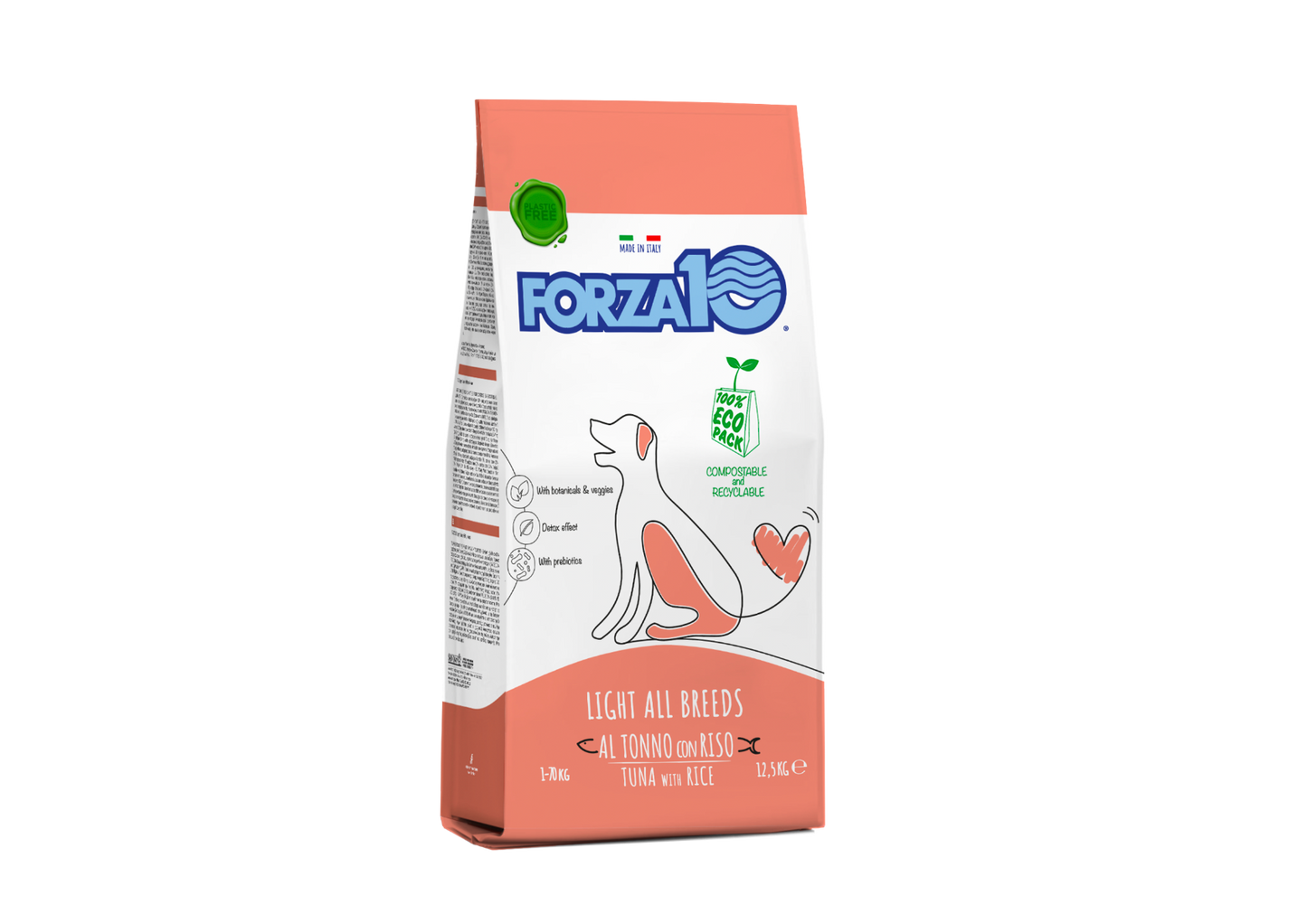 Forza10  Light Maintenance Crocchette Con Tonno E Riso Cani Adulti/Anziani Sacco 12,5kg