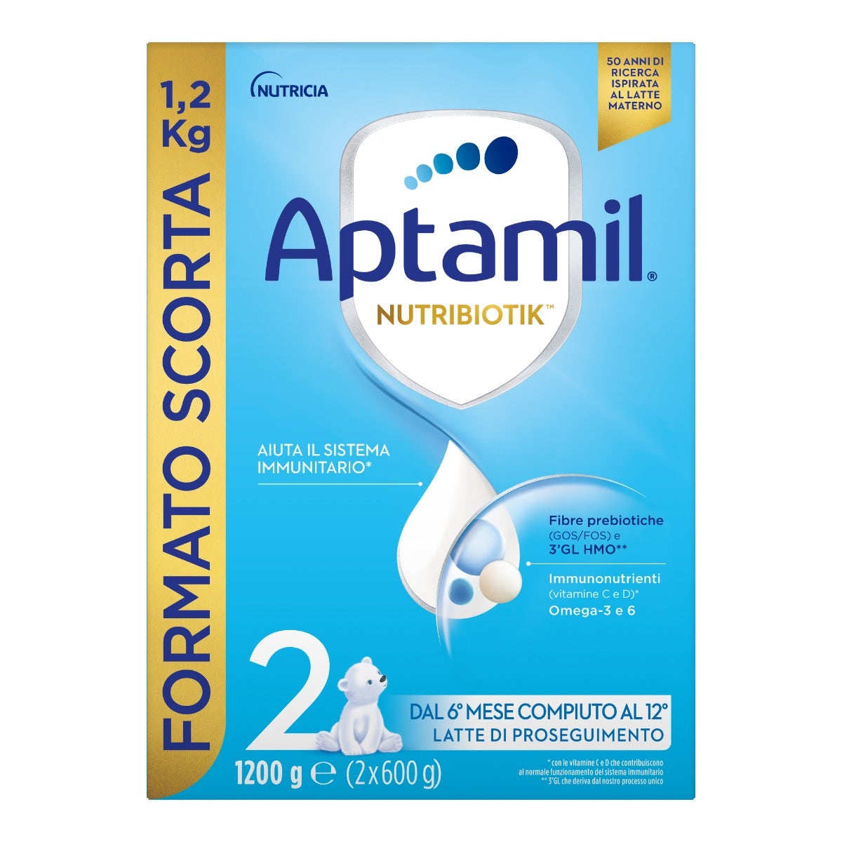 Aptamil 2 Latte Polvere 1200g