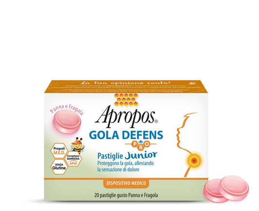 Apropos Gola Defence Pro Junior 20 Pastilglie Panna E Fragola